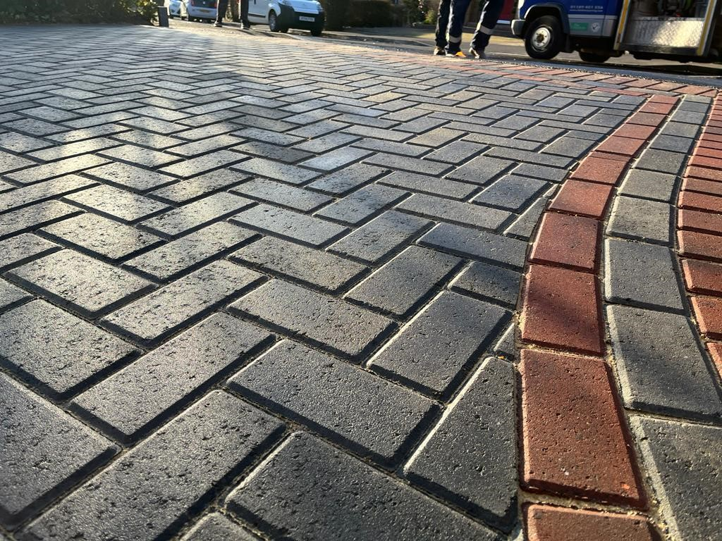 Block paving driveway
